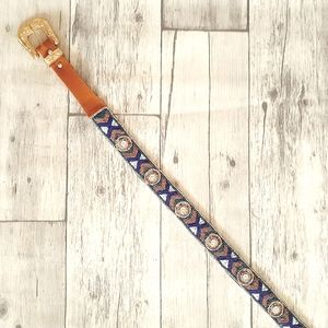 Free People Beaded Western Belt